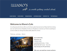 Tablet Screenshot of illianoscafe.com